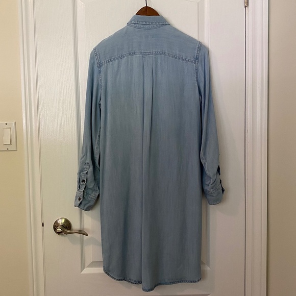 CHAPS Long Sleeved Denim Dress - Picture 8 of 9